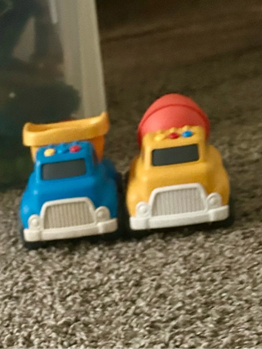 Kids' Toy Cement Mixer & Truck Set - Yellow and Blue